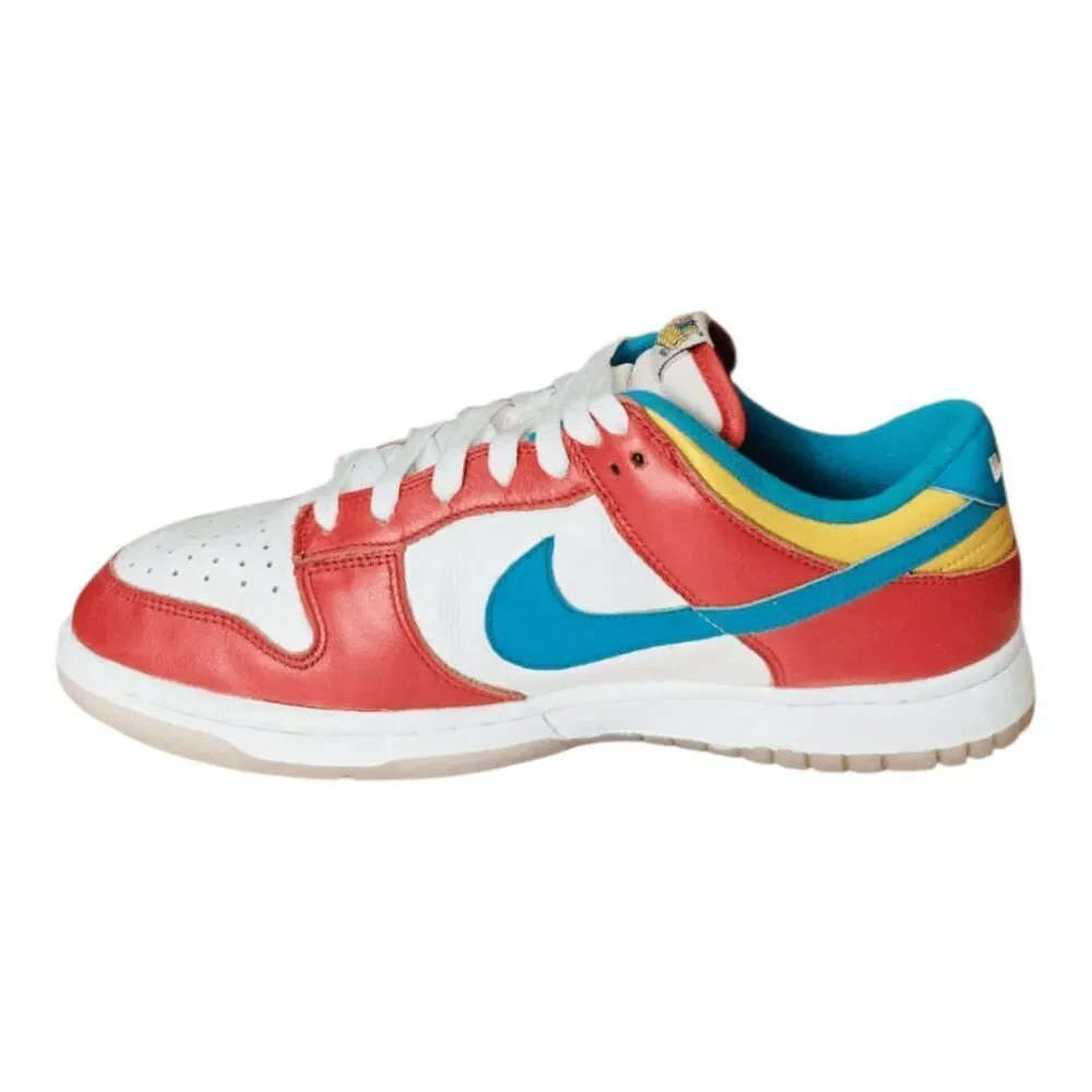 NIKE Dunk Low QS 'Lebron James Fruity Pebbles' Sneakers Size 10